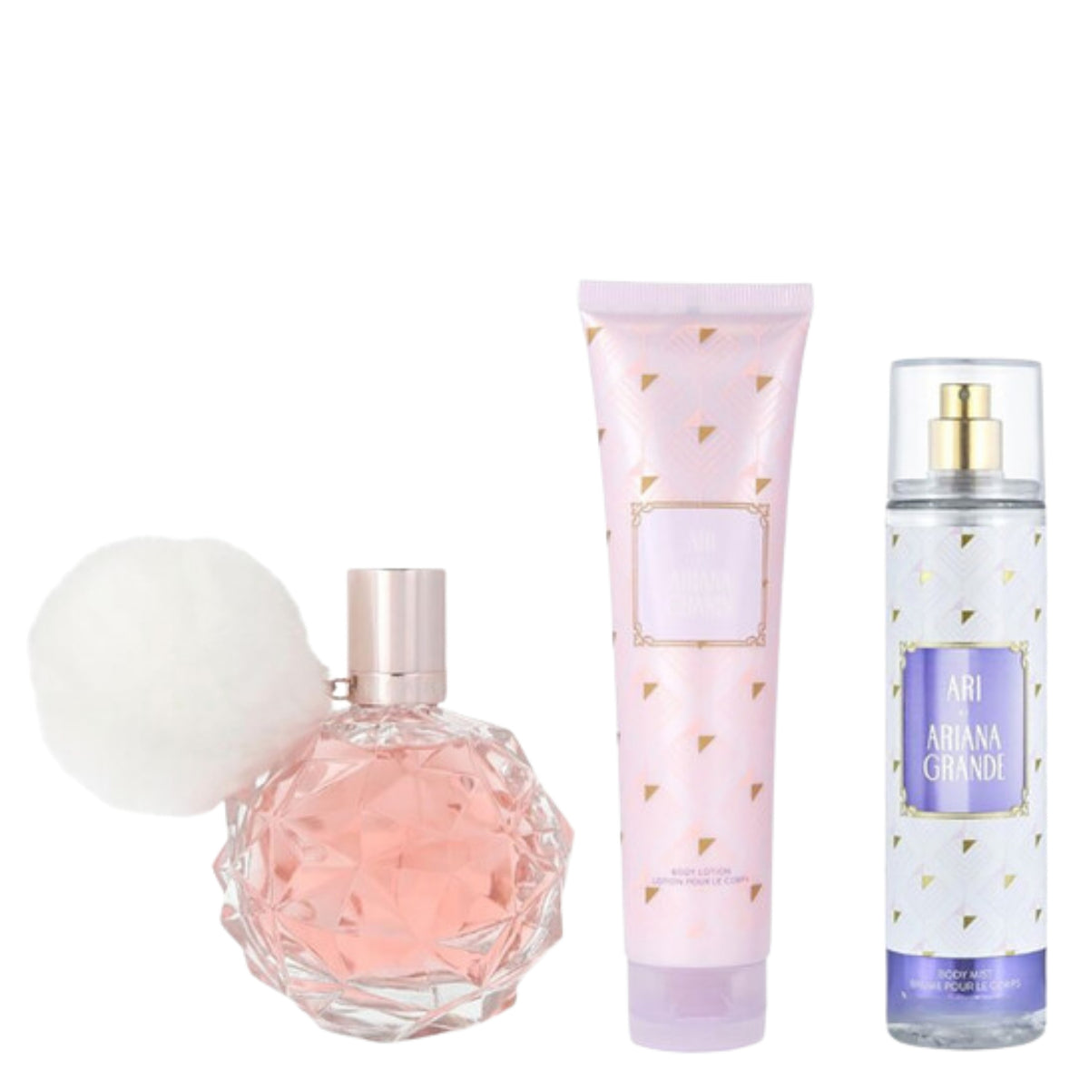 Ariana Grande Ari 3 Pc Set / Edp Spr + Body Soufflee + B/mist (l)