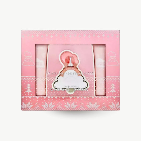Ariana Grande Cloud Pink 3 Pc Set / Edp Spr + Bl + Sg (l)